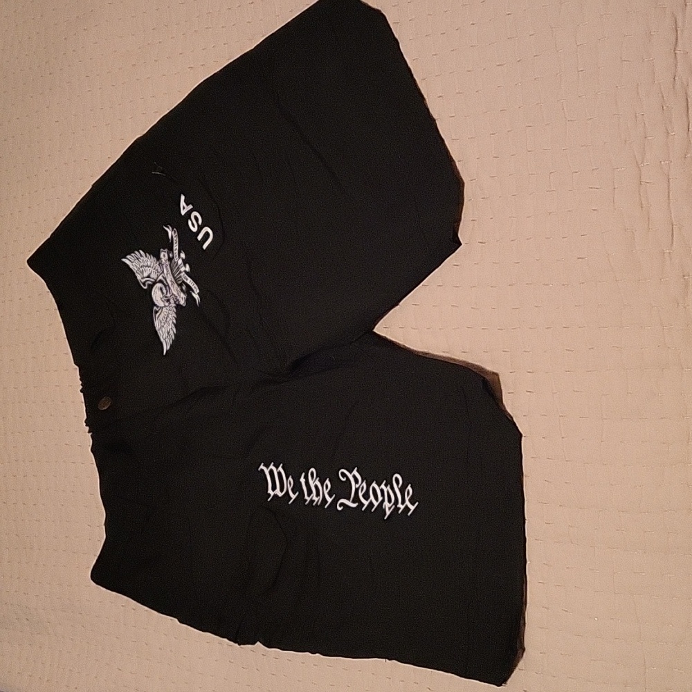 NWOT We The People USA Unisex Size‎ Large Black Tactical Shorts